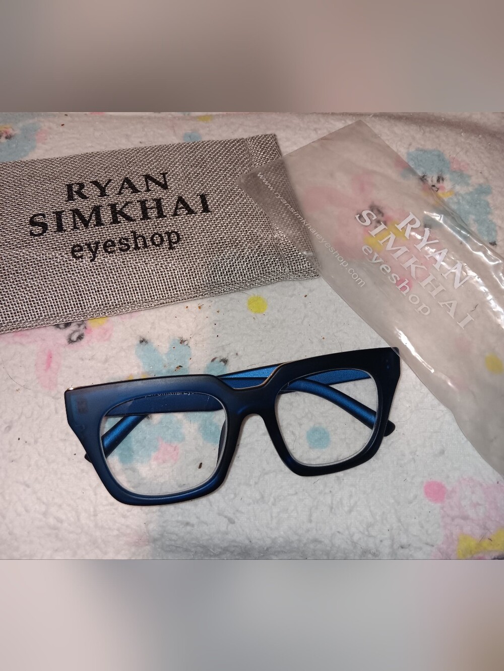 Ryan Simkhai MADISON | Matte Navy | Gold Rim Readers strength 1.25